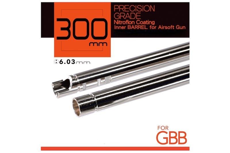 Unicorn Airsoft Nitroflon Coated Brass 6.03mm Inner Barrel w/60 Degree Hop Up Bucking For GBB Airsof