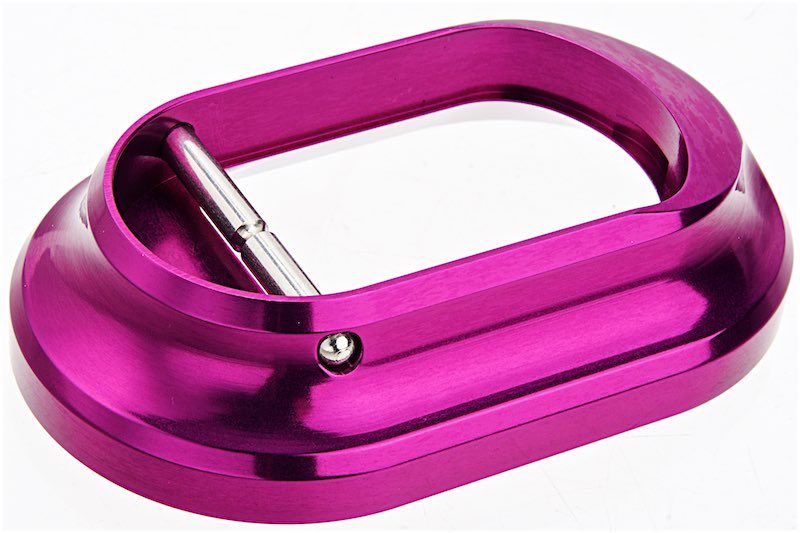 Airsoft Masterpiece Aluminum Magwell (Hugh) for Hi Capa GBB Pistol Airsoft Gun (Purple/ No Marking)