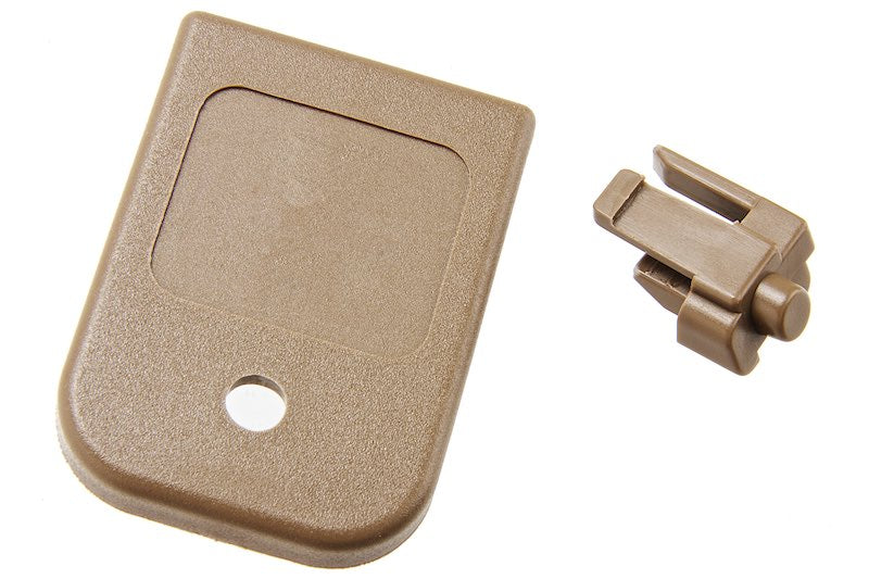 Guns Modify Polymer Mag Base Pad For Tokyo Marui GSeries GBB Airsoft Guns Magazine (FDE)