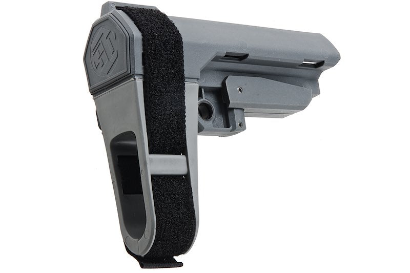 BJ TAC SB Style Buttstock for M4 AEG / GBB Airsoft Guns (Grey)