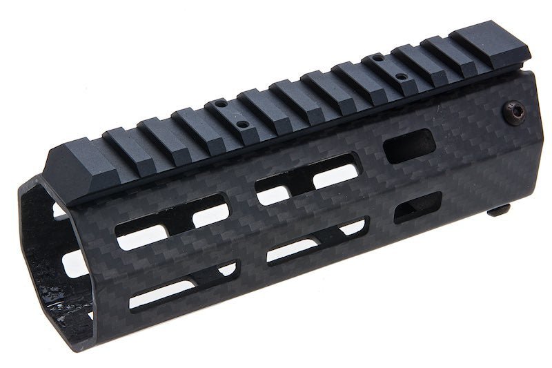 Revanchist Airsoft Lightweight Carbon Fiber 5.5inch M-lok Handguard Rail For Marui MWS GBB Airsoft G