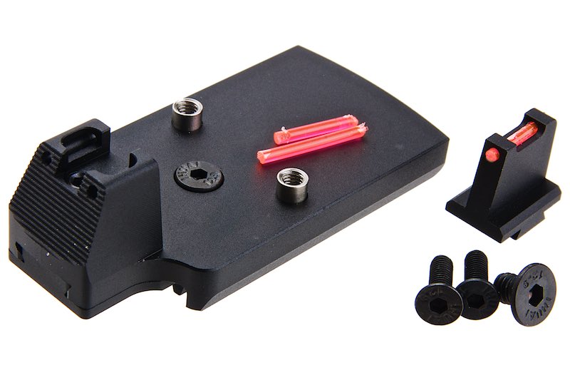 C&C Tac Tri Style RMR Ready Sight Set Adapter Plate Mount For Marui Hi Capa 5.1 GBB Airsoft