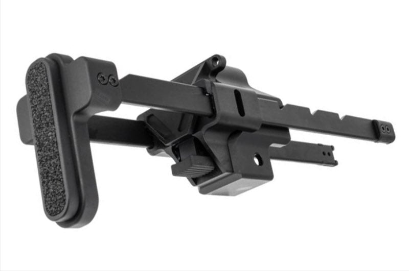 Bow Master Metal GMF B style 5-Position Buttstock For VFC MP5 GBB/ Marui MP5A5 NGRS AEG