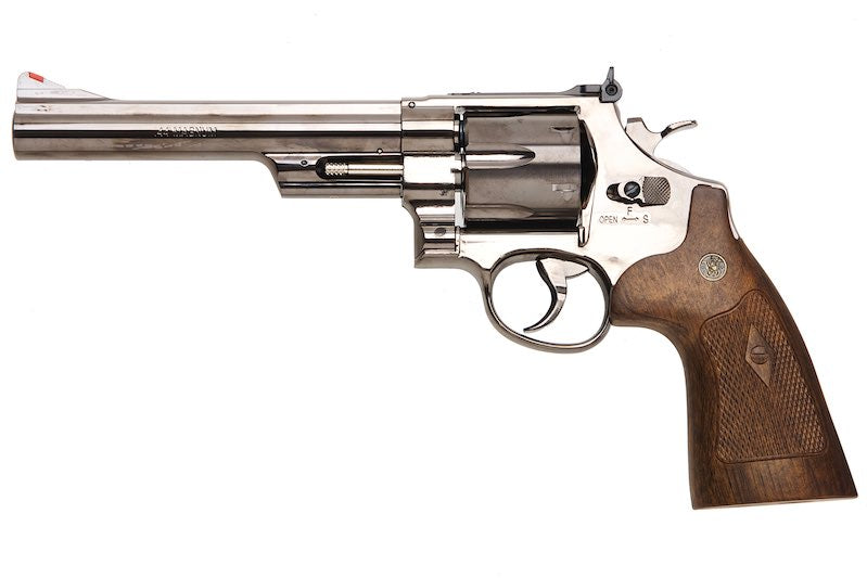 Umarex (WinGun) 6.5 inch S&W M29 Airsoft CO2 Revolver (Polymer Wood Texture Grip/ Titanium Black Ver