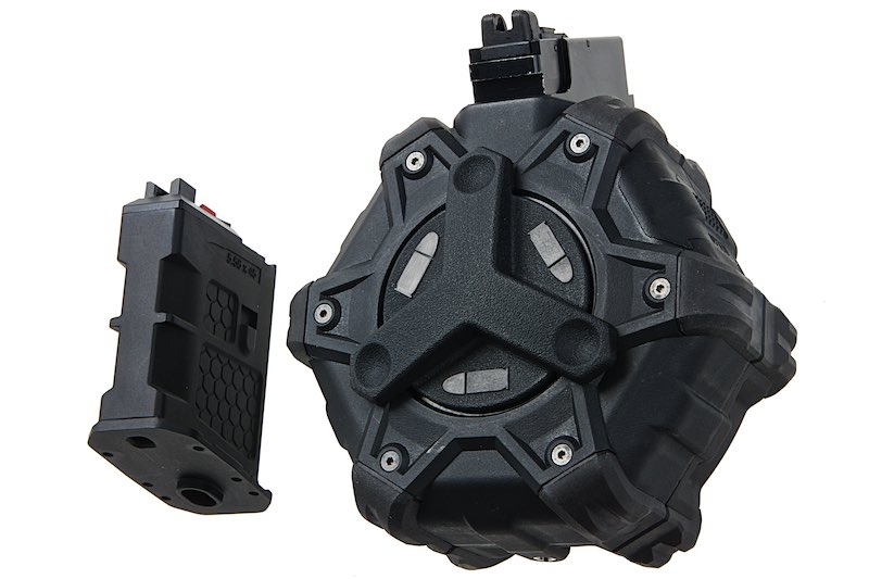 ESD x AW GHK AK 350 rds Drum Gas Magazine