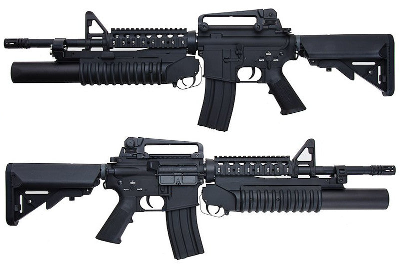 E&C M4 RIS AEG Airsoft Rifle with M203 Grenade Launcher (QD 1.5 Gearbox)