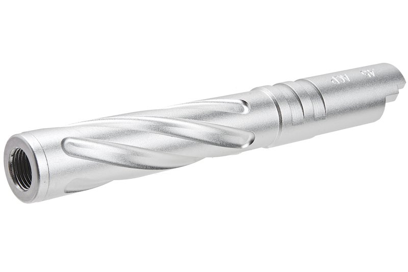 5KU Aluminum Tornado Outer Barrel For Marui Hi Capa 5.1 GBB (Gloss Silver)