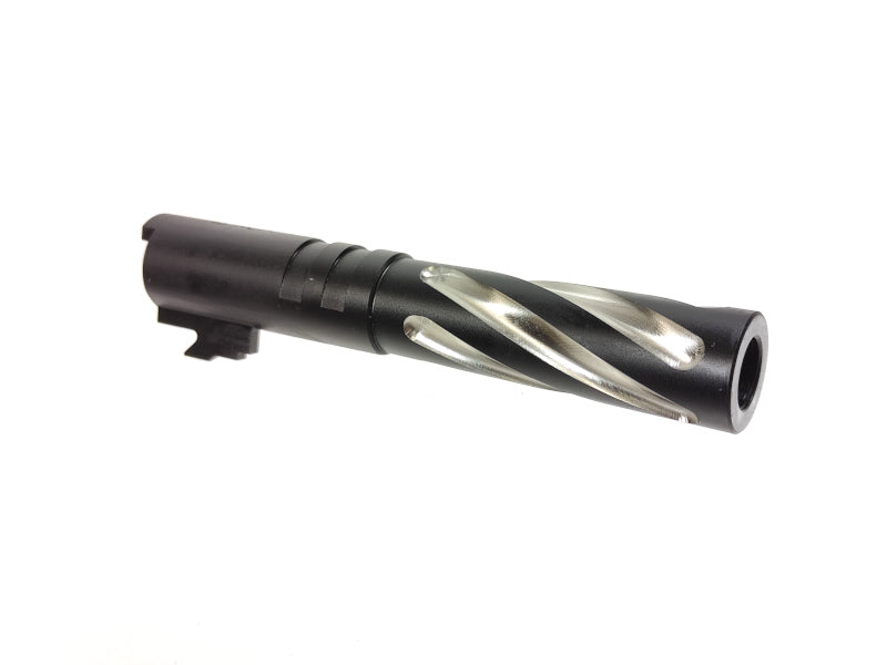 5KU Stainless Tornado Outer Barrel For Marui Hi Capa 4.3 GBB