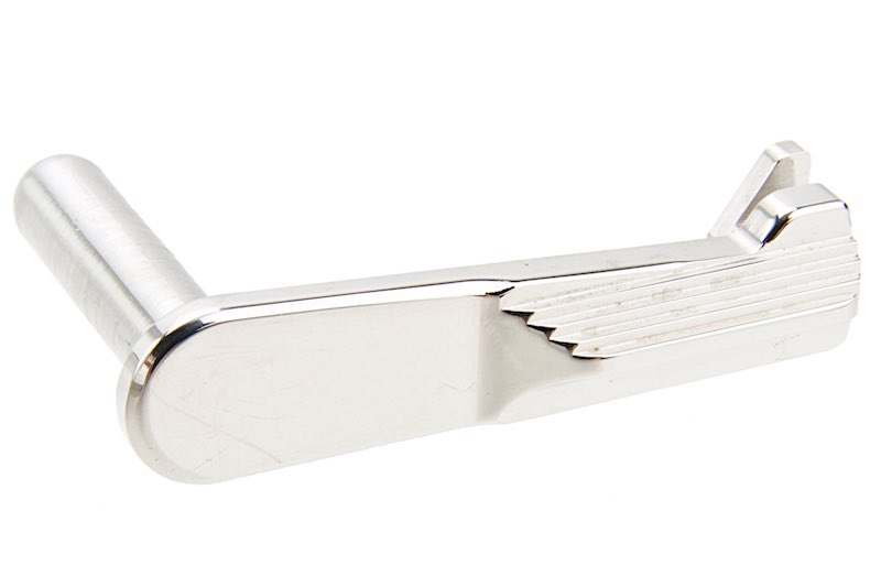 5KU Stainless Steel Slide Stop for Marui Hi Capa GBB (Type 5/ Silver)