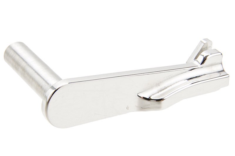 5KU Slide Stop (Stainless Steel) for Tokyo Marui Hi Capa GBB (Type 6) - Silver