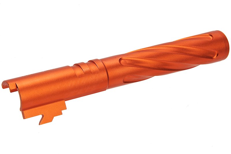 5KU Aluminum Tornado Outer Barrel For Marui Hi Capa 5.1 GBB (Gloss Orange)