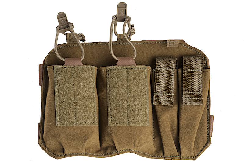 S&S Precision Plate Frame Double M4 Magazine & Pistol Pouch (Coyote)