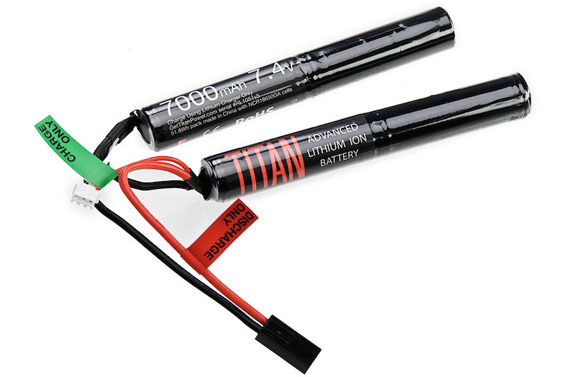 Titan Power 7.4v 7000mah Nunchuck Tamiya Lithium Ion Battery