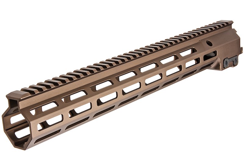 Z-Parts MK16 M LOK 15 inch Rail w/ Barrel Nut for Marui M4 MWS GBB Rifle
