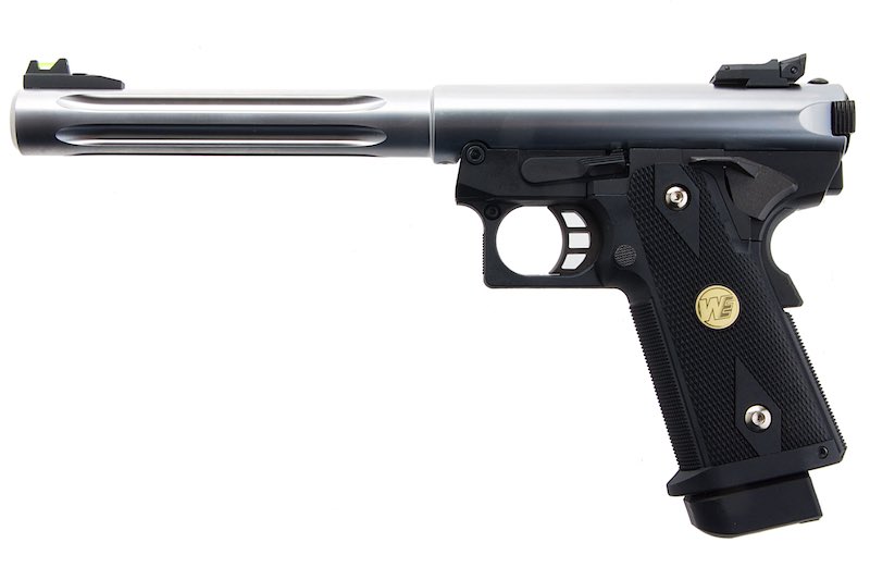 WE Hi-Capa 5.1 Galaxy Premium L Airsoft GBB Pistol (Silver/ Slide K Frame)