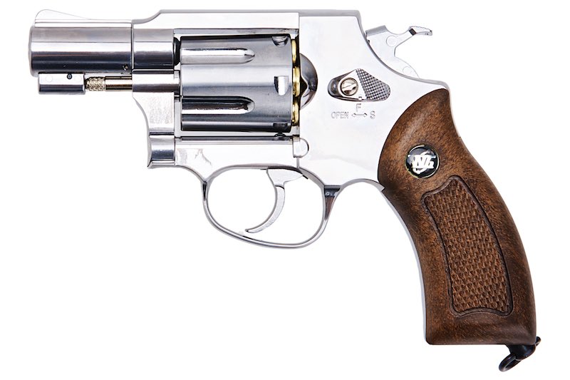 Gun Heaven (WinGun) 733 2" 6mm Co2 Revolver (Brown/ Silver)