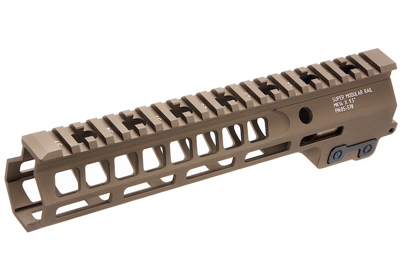 Angry Gun MK14 M LOK 9.5" Rail for AEG/GBB/MWS/PTW Airsoft Rifle (DDC)