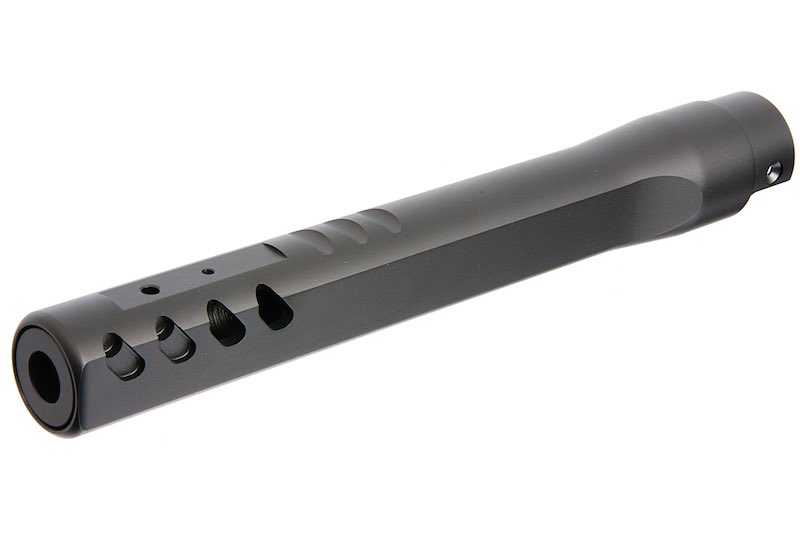 Narcos CNC Aluminum Front Hunter Barrel Kit for Action Army AAP01 Airsoft GBB (Titanium Gray)