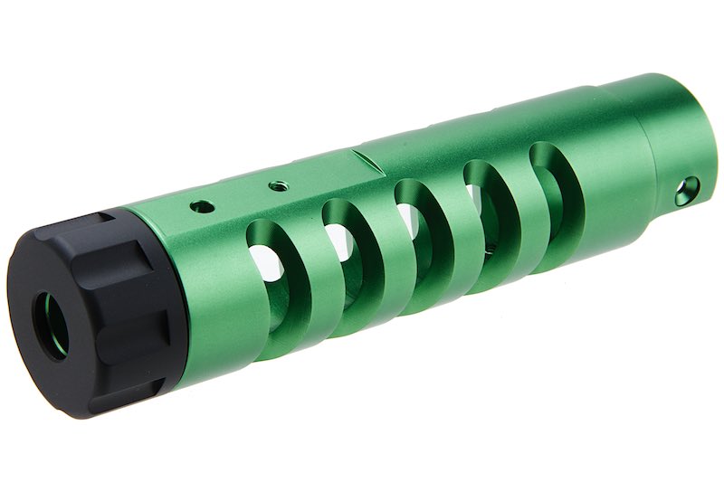 Narcos Airsoft CNC Aluminum Front Barrel Kit (Type 5) for Action Army AAP01 Airsoft GBB Pistol (Gree
