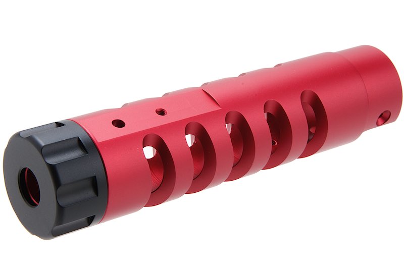 Narcos Airsoft CNC Aluminum Front Barrel Kit (Type 5) for Action Army AAP01 Airsoft GBB Pistol (Red)