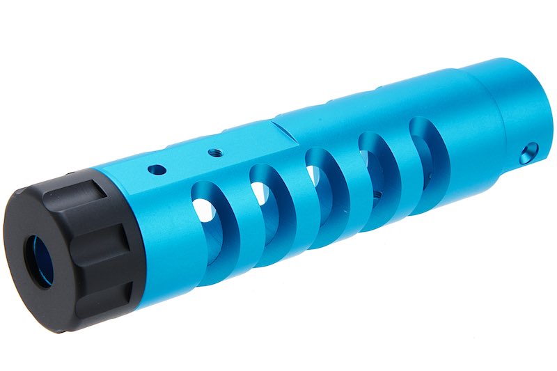 Narcos Airsoft CNC Aluminum Front Barrel Kit (Type 5) for Action Army AAP01 Airsoft GBB Pistol (Blue