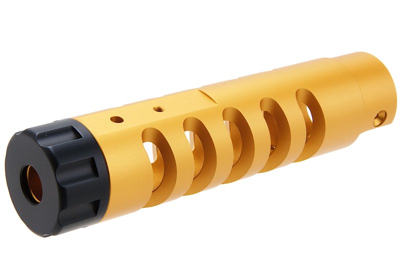 Narcos Airsoft CNC Aluminum Front Barrel Kit (Type 5) for Action Army AAP01 Airsoft GBB Pistol (Gold