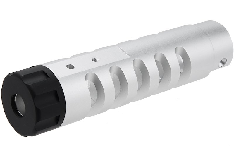 Narcos Airsoft CNC Aluminum Front Barrel Kit (Type 5) for Action Army AAP01 Airsoft GBB Pistol (Silv