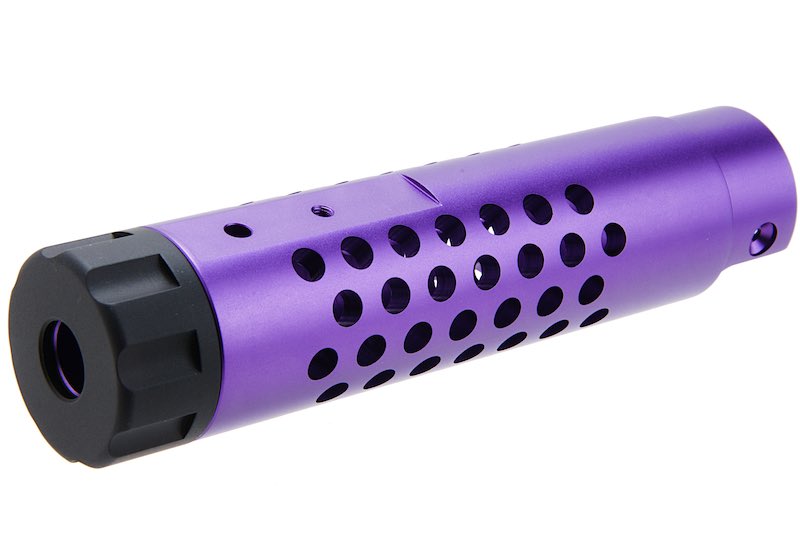 Narcos Airsoft CNC Aluminum Front Barrel Kit (Type 4) for Action Army AAP01 Airsoft GBB Pistol (Purp