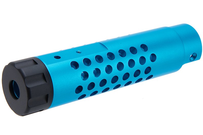 Narcos Airsoft CNC Aluminum Front Barrel Kit (Type 4) for Action Army AAP01 Airsoft GBB Pistol (Blue
