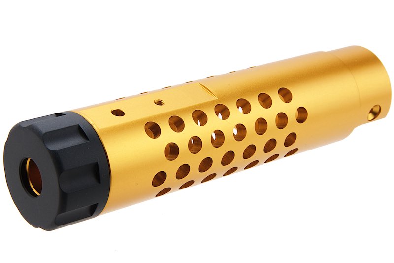 Narcos Airsoft CNC Aluminum Front Barrel Kit (Type 4) for Action Army AAP01 Airsoft GBB Pistol (Gold