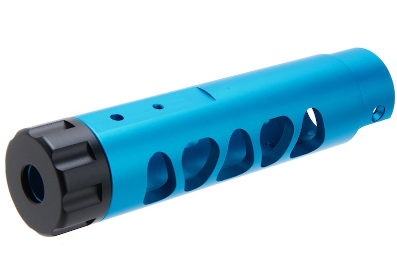 Narcos Airsoft CNC Aluminum Front Barrel Kit (Type 3) for Action Army AAP01 Airsoft GBB Pistol (Blue