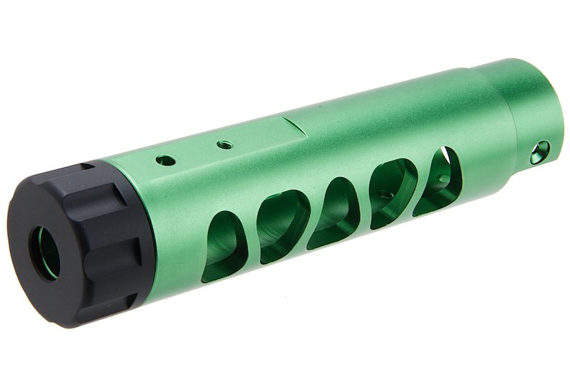 Narcos Airsoft CNC Aluminum Front Barrel Kit (Type 3) for Action Army AAP01 Airsoft GBB Pistol (Gree