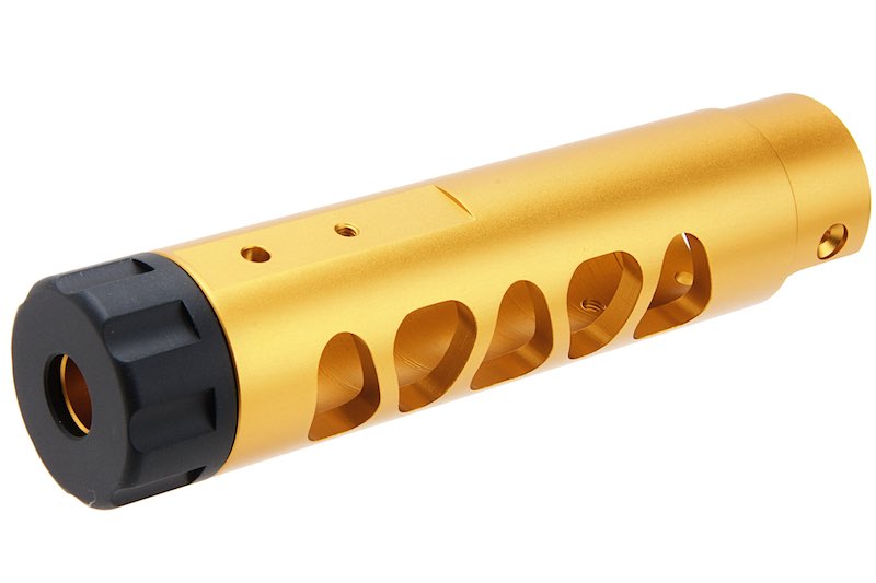 Narcos Airsoft CNC Aluminum Front Barrel Kit (Type 3) for Action Army AAP01 Airsoft GBB Pistol (Gold