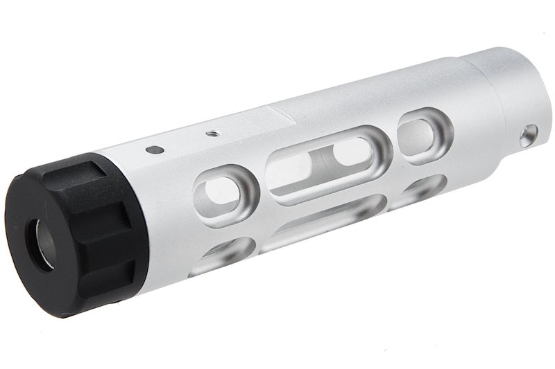 Narcos Airsoft CNC Aluminum Front Barrel Kit (Type 2) for Action Army AAP01 Airsoft GBB Pistol (Silv