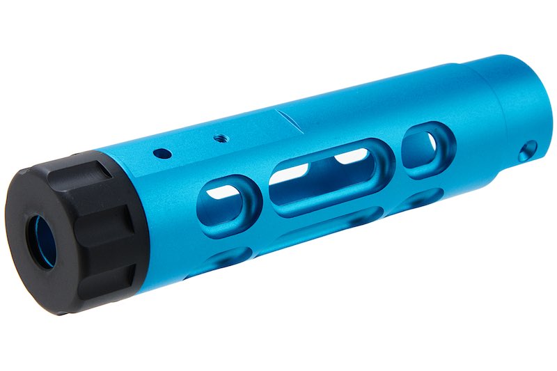 Narcos Airsoft CNC Aluminum Front Barrel Kit (Type 2) for Action Army AAP01 Airsoft GBB Pistol (Blue