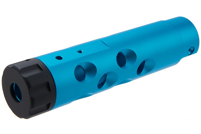 Narcos Airsoft CNC Aluminum Front Barrel Kit (Type 1) for Action Army AAP01 Airsoft GBB Pistol (Blue