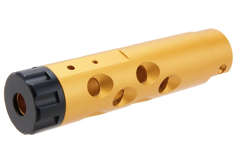Narcos Airsoft CNC Aluminum Front Barrel Kit (Type 1) for Action Army AAP01 Airsoft GBB Pistol (Gold