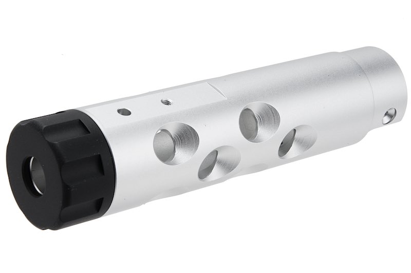 Narcos Airsoft CNC Aluminum Front Barrel Kit (Type 1) for Action Army AAP01 Airsoft GBB Pistol (Silv