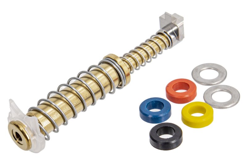 COWCOW Technology Stainless Steel Guide Rod Set for Marui G19 Gen 4 Airsoft GBB (Gold)
