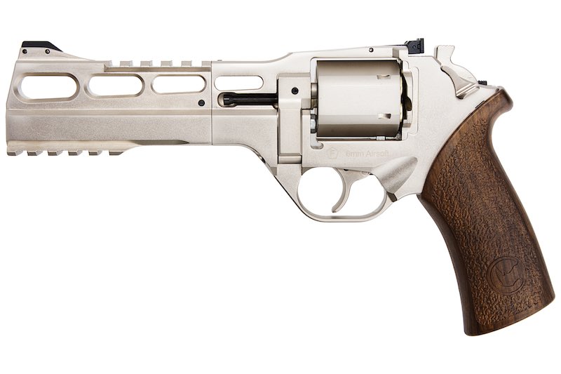 BO Manufacture Chiappa Rhino 60DS .357 Magnum Style Airsoft CO2 Revolver (Silver)