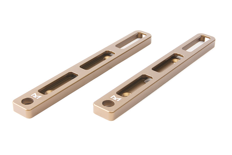 Renegade-tech CNC Aluminum M LOK Picatinny Rail for SCAR Series Airsoft Rifle (TAN)