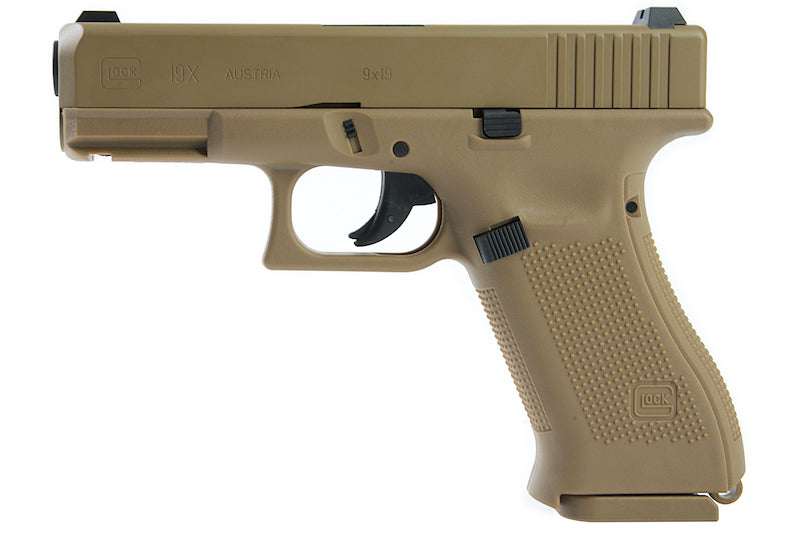 Umarex Elite Force (WinGun) 19X Co2 Fixed Slide Airsoft Pistol (Tan/ 6mm)