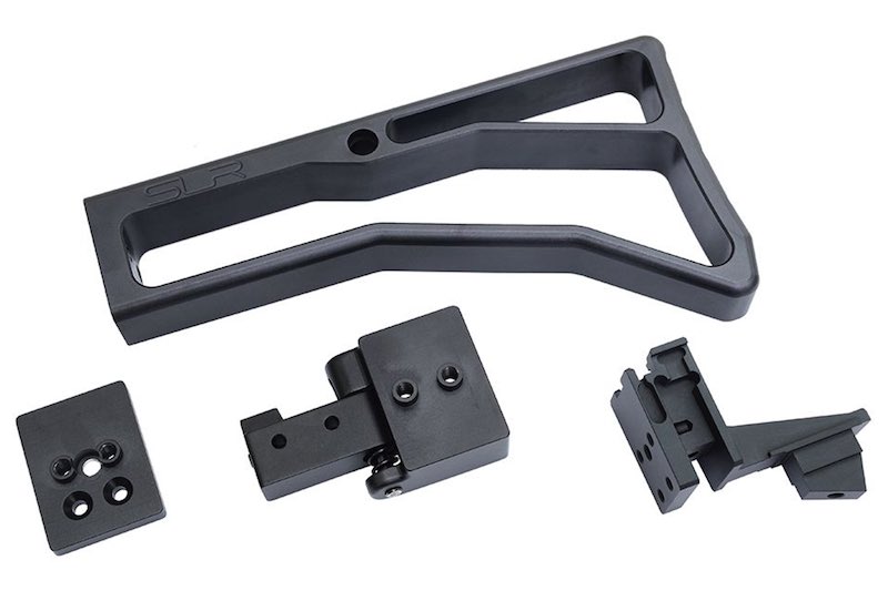 Dytac (SLR Rifleworks) AK Billet Stock w/Folding & Fixed Stock Adaptor for Tokyo Marui AKM Airsoft G