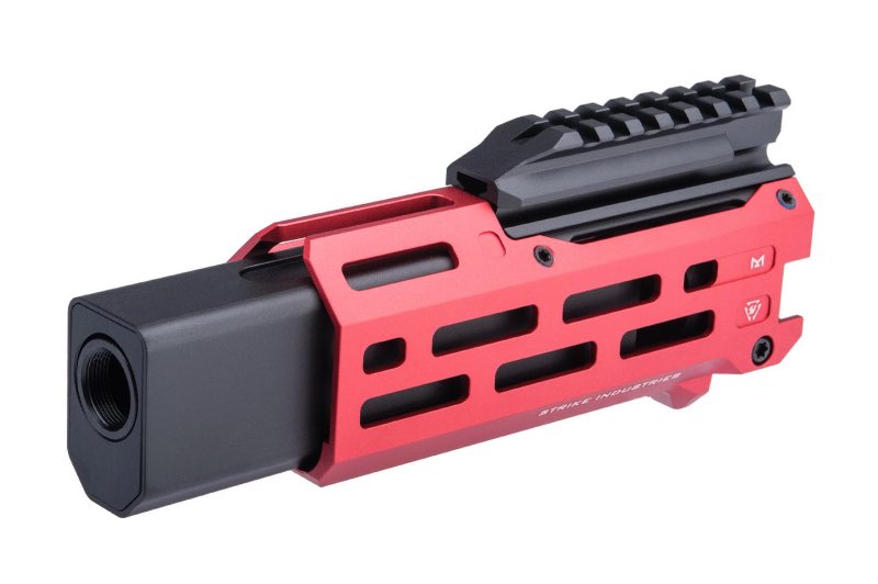 Strike Industries 6 inch Handguard for CZ Scorpion EVO (Red)