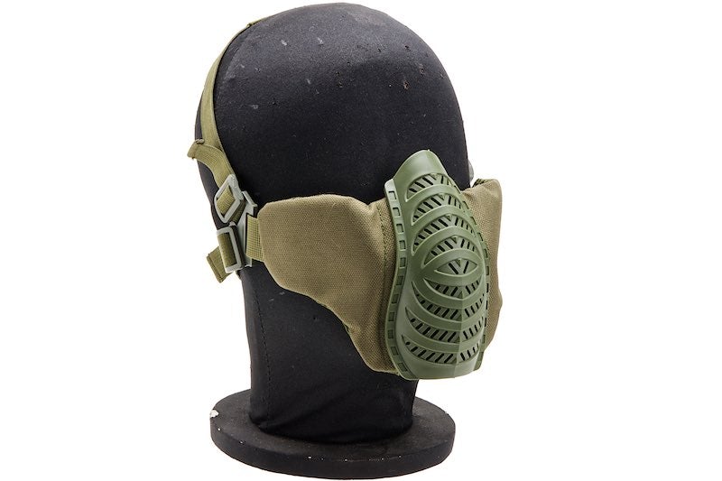 WoSport Tactical Half Face Airsoft Mask (Olive Drab/ MA103) B