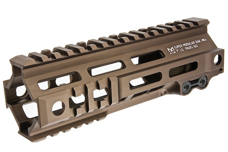 Z-Parts MK4 M LOK 7" Rail Handguard for GHK M4 GBB (w/ Barrel Nut/ DDC)