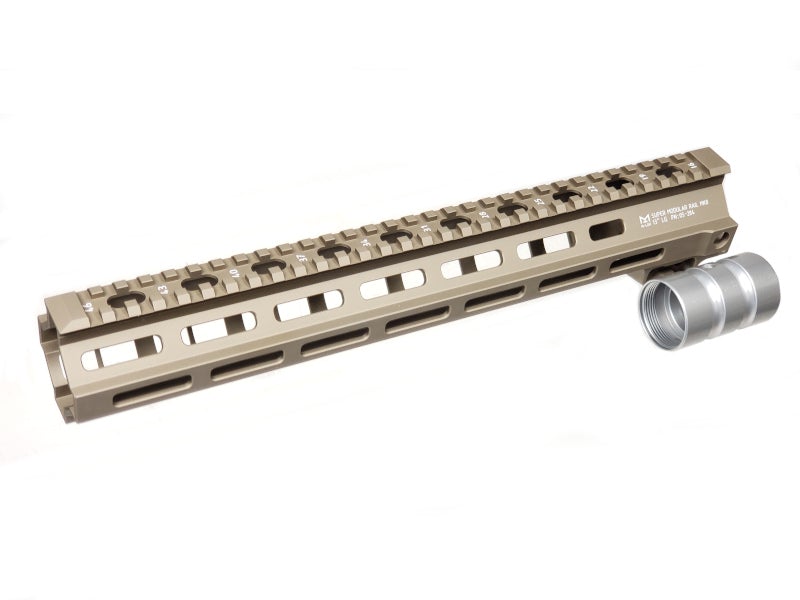 5KU 13" MK.8 Rail M LOK Handguard for AEG/ GBB (Dark Earth)
