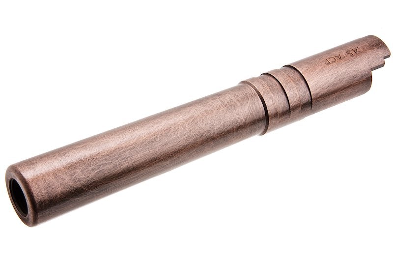 Airsoft Masterpiece .45 ACP Threaded Fix Outer Barrel for Marui Hi-Capa 5.1 GBB (11mm CW/ Copper)