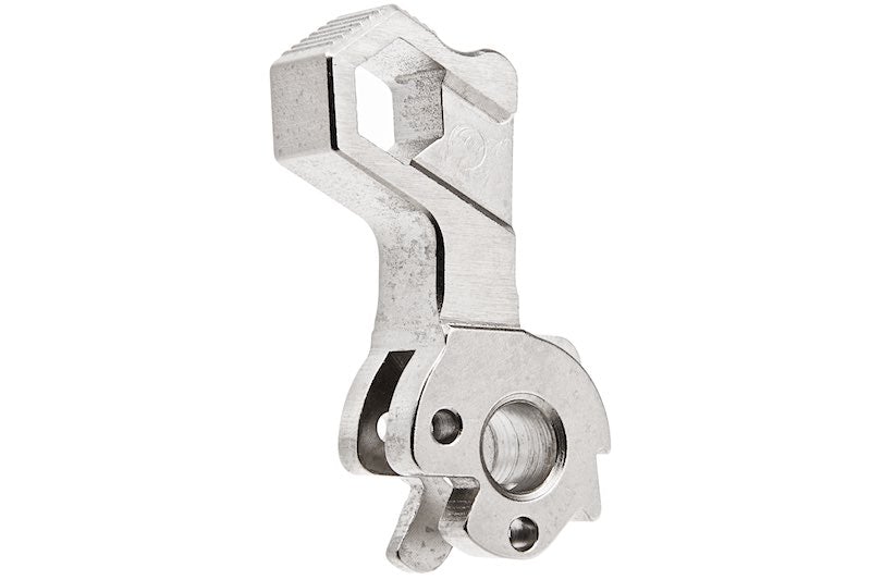 Airsoft Masterpiece CNC Steel Hammer & Sear Set for Marui Hi-Capa/ 1911 (S Style Hex/ Silver)