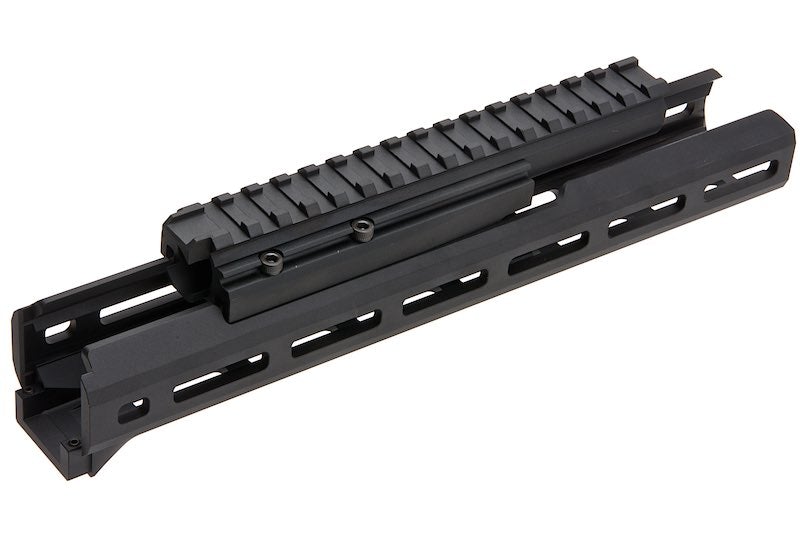 Hephaestus 10.5 inch M LOK Handguard Set w/Railed Gas Tube for GHK/ LCT AK (Type III Hard-Coat Anodi